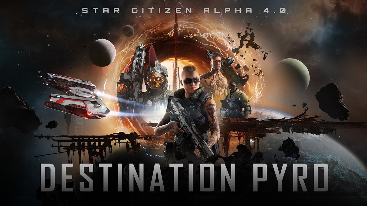 Star Citizen Alpha 4.0 Preview: Destination Pyro is now live! 🚀 Pyro System 🚀 Server Meshing 🚀 Contested Zones 🚀 Factions of Pyro 🚀 Asteroid Bases 🚀 Mirai Guardian Start your journey: