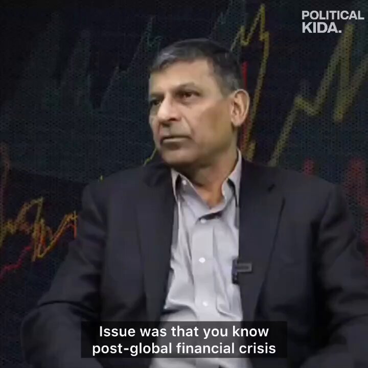 Corruption and Scandals along with Euphoria in UPA era lead to massive NPA and Bad loans. BJP govt came along to clean up the Banking system to reshape a better economy: Former RBI Gov Raghuram Rajan praises BJP Govt
