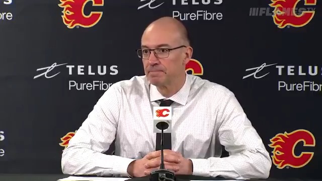 #Flames head coach Ryan Huska gives his assessment on tonight's game against the Senators.