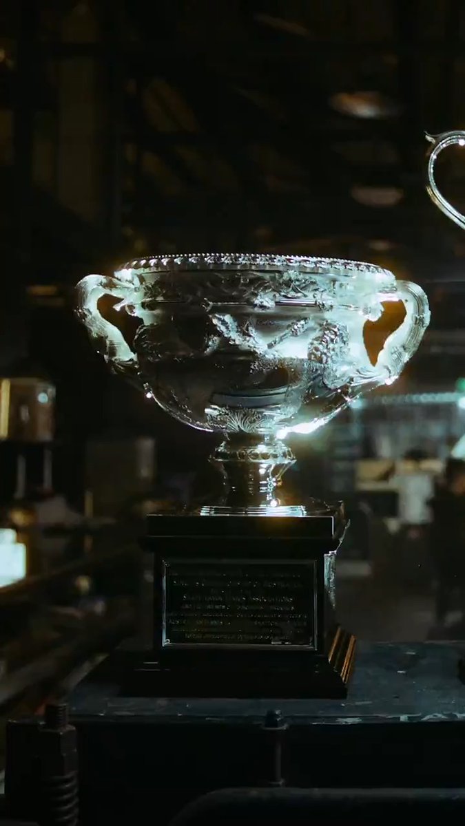 It’s a hard trophy to win – and an even harder one to spin 🏆 ✍️ Meet Brad Sullivan, the steady hand behind over a decade of trophy spins at the Australian Open. #AlmostOpen SafetyCulture ABC Bullion