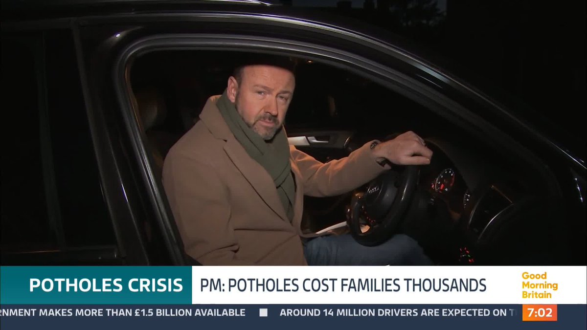 The government is making more than £1.5 billion available to local authorities next year for road maintenance. That's an extra £500 million compared to the previous 12 months. Jonathan Swain reports.