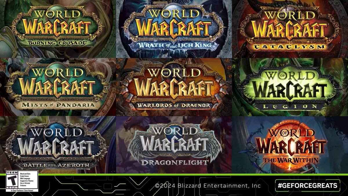 Quelle extension de World of Warcraft FR vous a le plus marqué ? #GeForceGreats
