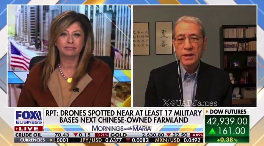 🚨🇺🇸 “Really what is happening is they (China) are preparing to attack The United States from American soil” “We are going to get hit &amp; we are not taking the necessary precautions” FOX UAP expert believes China are behind the drones &amp; are preparing to attack.