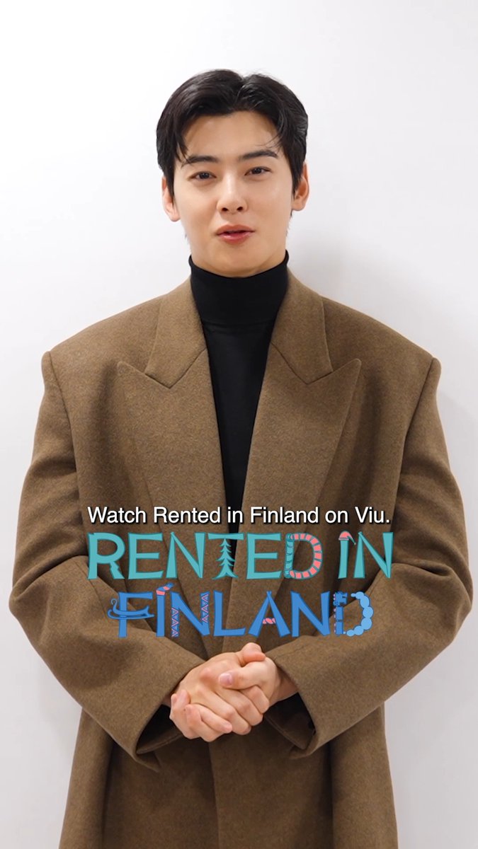 #ChaEunWoo is definitely working hard on his visuals, and he's bringing the cheerful energy to #RentedinFinland. 💛 Don't miss his rare goofy moments FREE on Viu NOW!