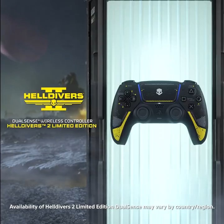 Eliminate bugs, bots and squids with the Super Earth Ministry of Defense’s sleek new DualSense Wireless Controller – Helldivers 2 Limited Edition. Dropping on February 6th, pre-order now: