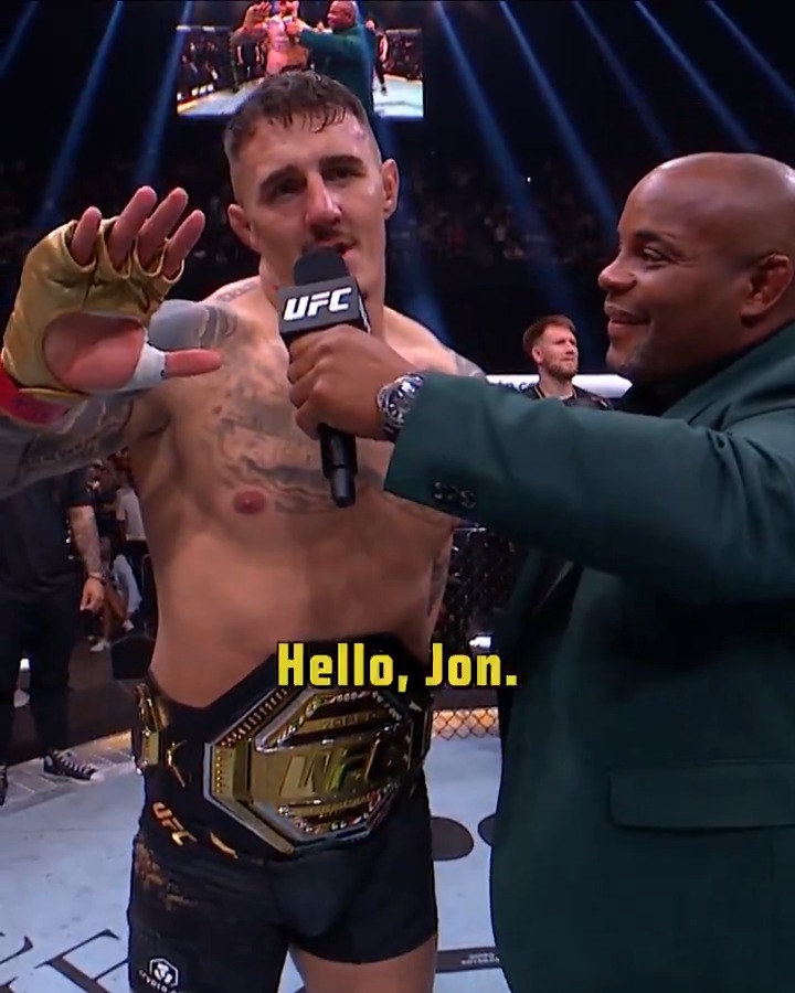 Jon Jones really called Tom Aspinall an as**ole
