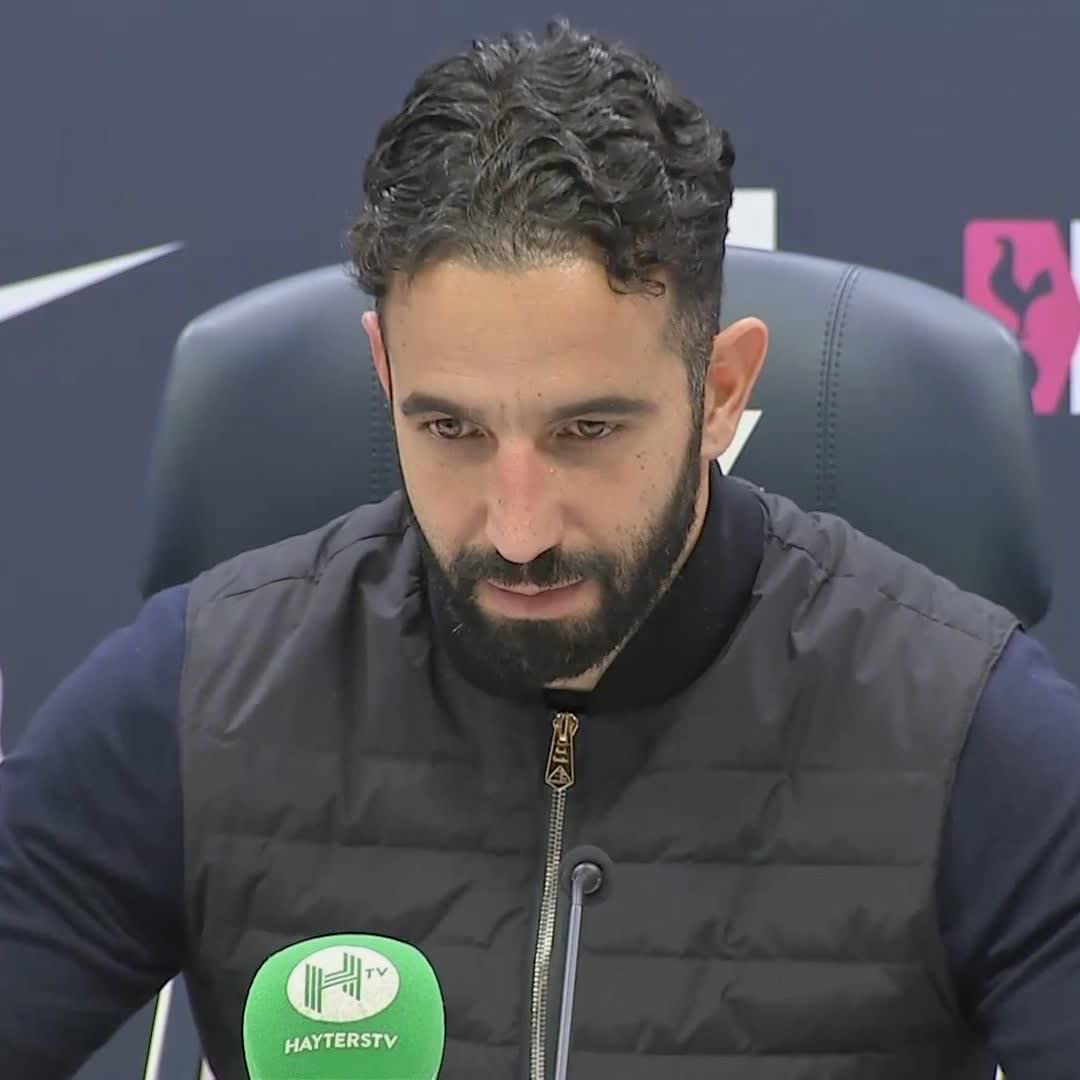 🗣️ "So near and that could've made the difference" Ruben Amorim states that he feels Manchester United were the better team against Tottenham and were unlucky not to progress in the Carabao Cup 🔴