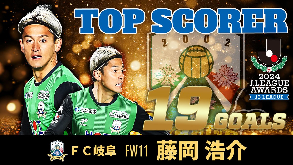 ✨️得点王（Ｊ３）✨️ FC岐阜 藤岡浩介 ゴール集⚽️ 藤岡 浩介 FC岐阜 #Ｊ３リーグアウォーズ