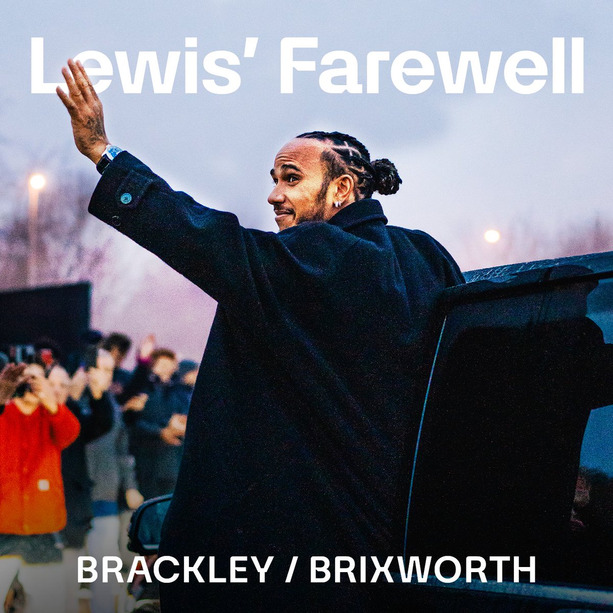 For one final time. Behind the scenes with Lewis in Brixworth and Brackley for his last visits to the factories ๐ข Watch the full video ๐