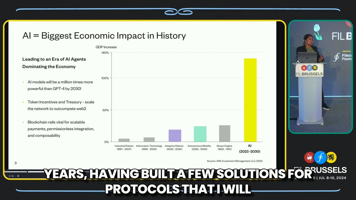 .Anjali George from Theoriq explains how AI agents are transforming untapped data reservoirs into actionable insights using Filecoin. Discover how AI unlocks patterns and trends in vast datasets.