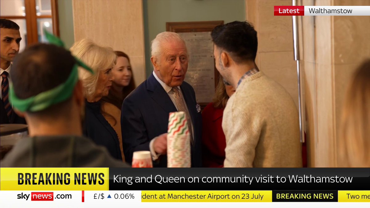 The King and Queen visit Walthamstow to celebrate community cohesion in the London borough 📺 Sky 501, Virgin 602, Freeview 233 and YouTube