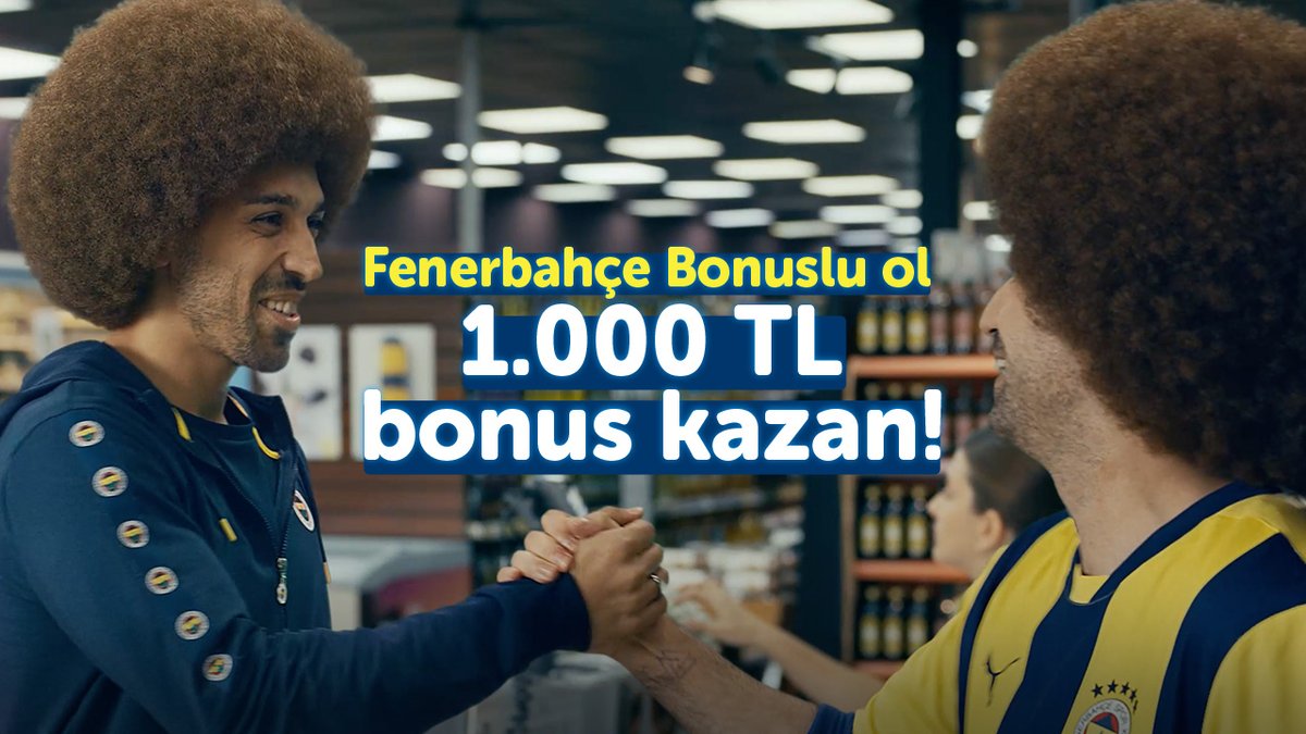 Sen de Fenerbahçe Bonuslu ol her maç gol atmış gibi takımına katkı yap! 🔵Üstelik ilk defa Bonuslu olanlara 1.000 TL bonus! 🟡Ayrıntılı bilgi BonusFlaş'ta.