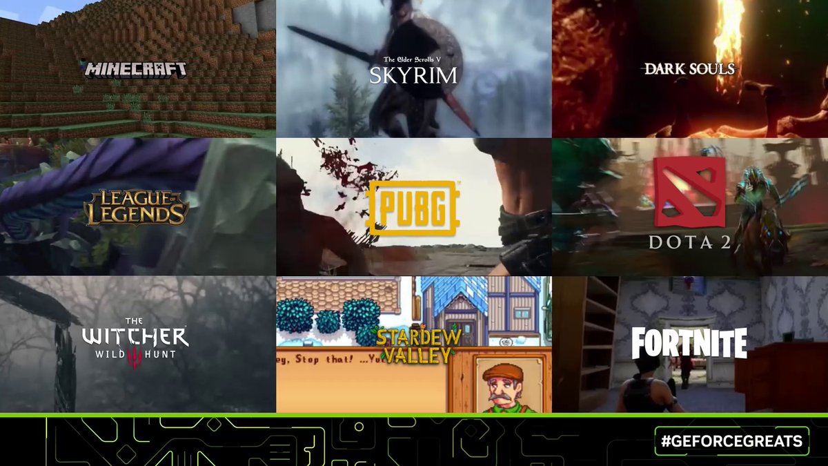 Which PC game from the 2010s was among your #GeForceGreats?