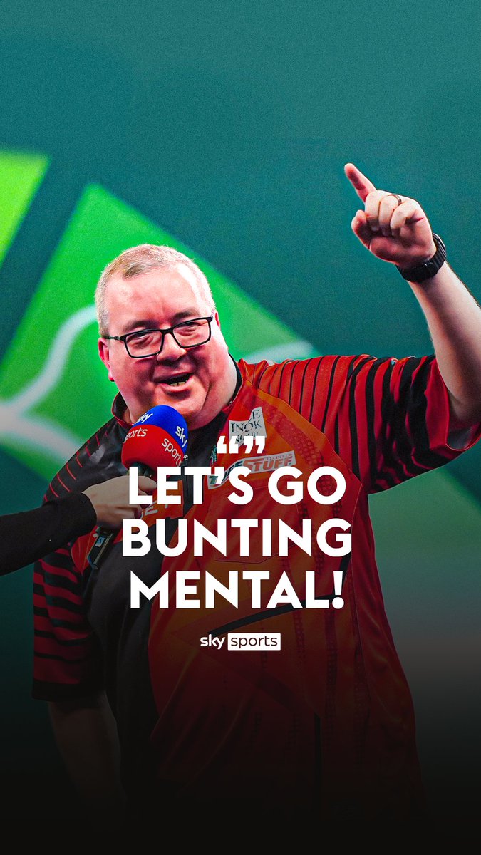 Stephen Bunting, the people’s champion 🐐