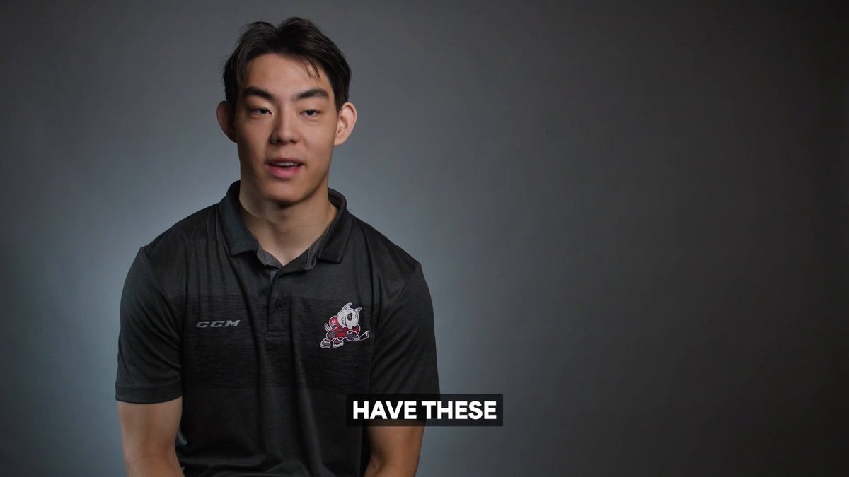 Kevin He recently signed with the Winnipeg Jets and became the first Chinese-born player to sign an NHL contract. A dream come true for Kevin and his father. ❤️