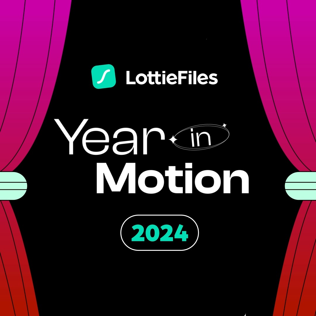 Year in Motion 2024. 🥳 ✨ Find your motion personality at We Lottie You. 💕 #YearInMotion2024 #LottieFiles
