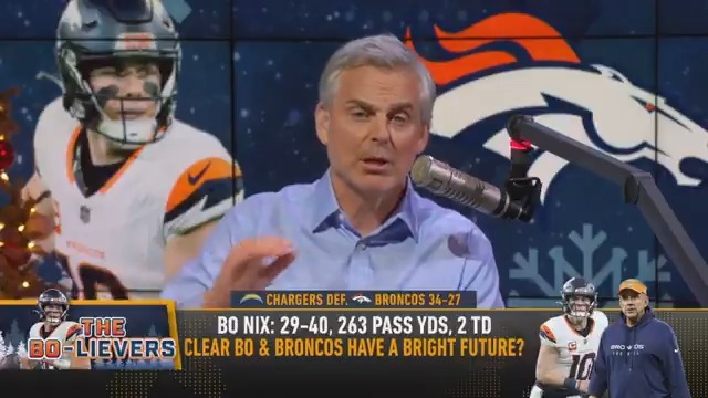 "I'm watching Bo Nix. This is as good as you're going to get from a rookie QB... If I was a Denver fan, I'd feel great about it." — @ColinCowherd