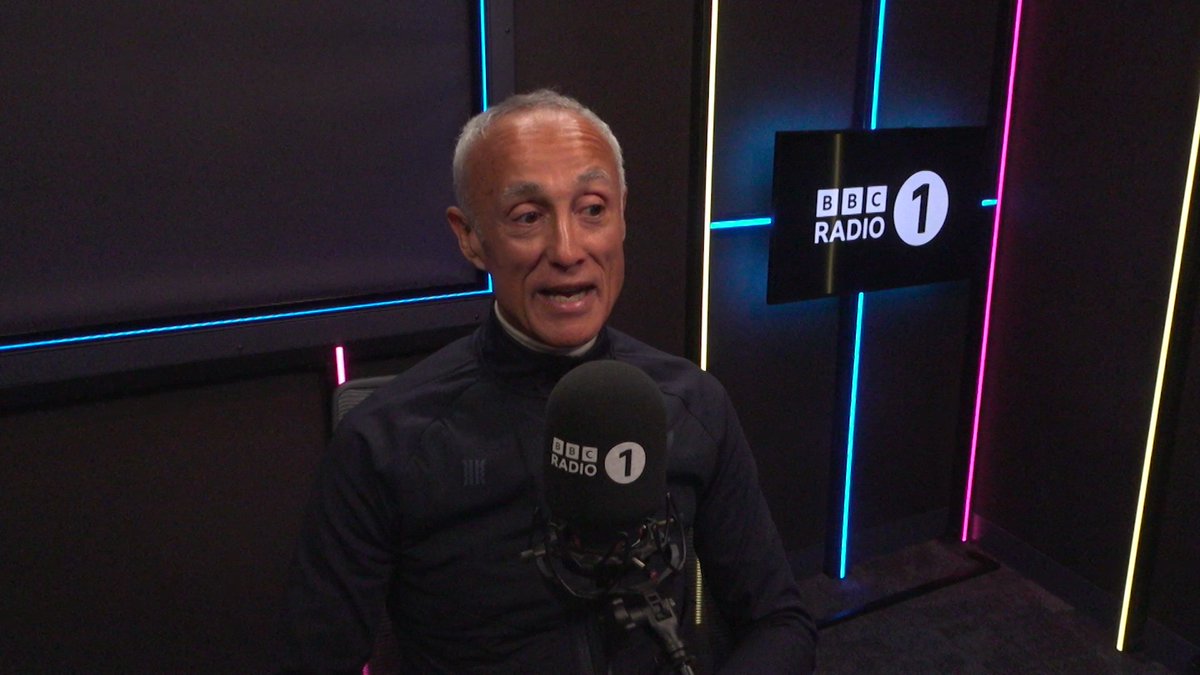 The moment @whamofficial_'s Andrew Ridgeley found out live on BBC Radio 1 that Last Christmas had claimed the 2024 Christmas Number 1 🎄