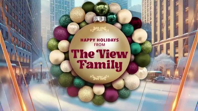 Happy holidays from our 'View' family to yours! ✨❤️✨
