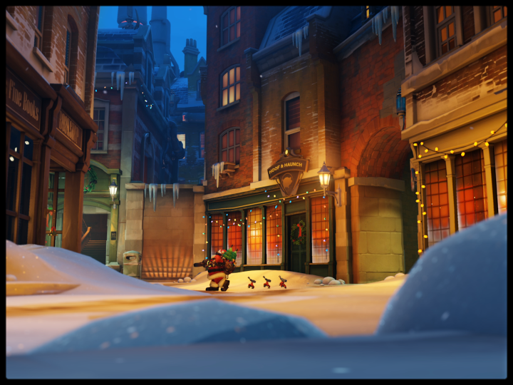 It’s looking merry and bright all across Future Earth! 🤩❄️ Which Overwatch 2 map has your favorite festive decor? 🗺️