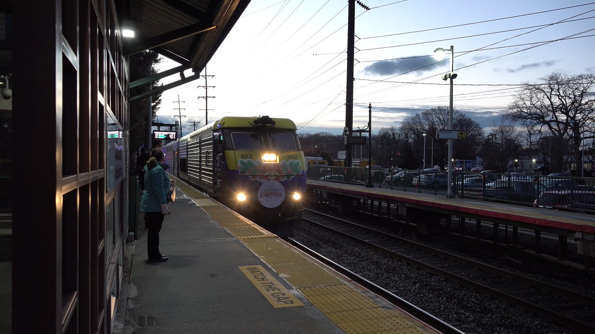 Here comes the LIRR Holiday Train, spreading joy across Long Island! 🎄 This festive train is lighting up our diesel branches all season long, bringing holiday cheer to every stop along the way.