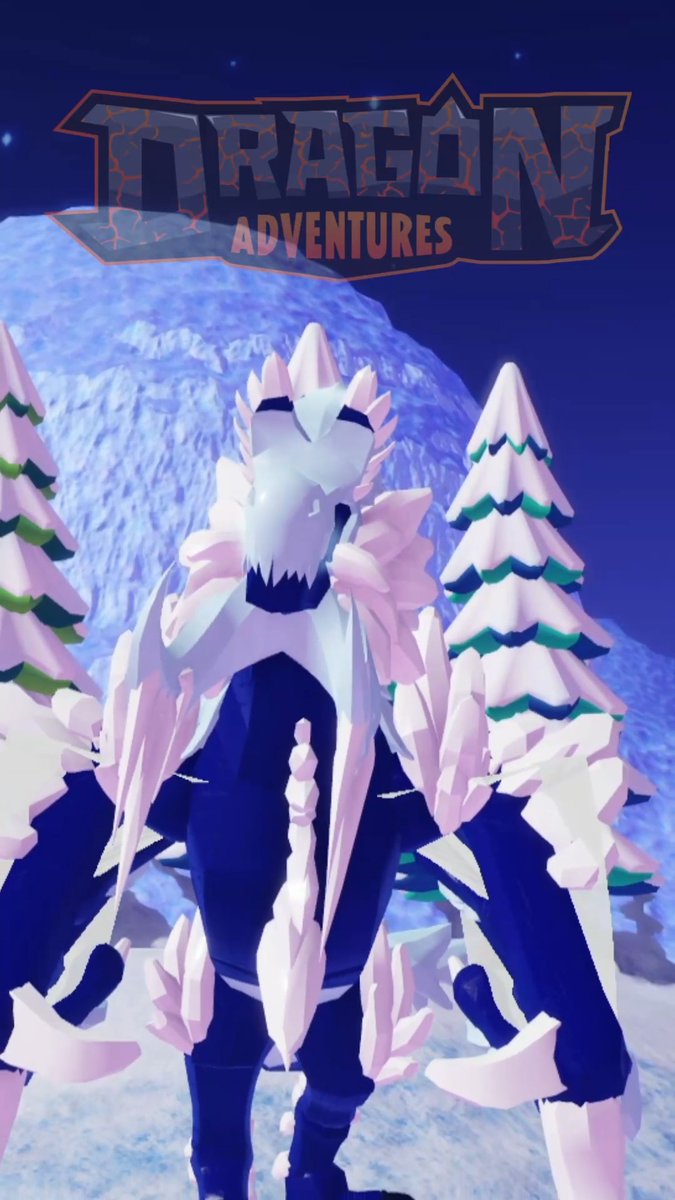 The Frosty Tosknir returns with a chilling new look for Week 2 of Dragon Adventure's Winter Event releasing TODAY! ❄️ Play Now➡️ #DragonAdventures #Roblox #RobloxDev #TwinAtlas #SonarStudios