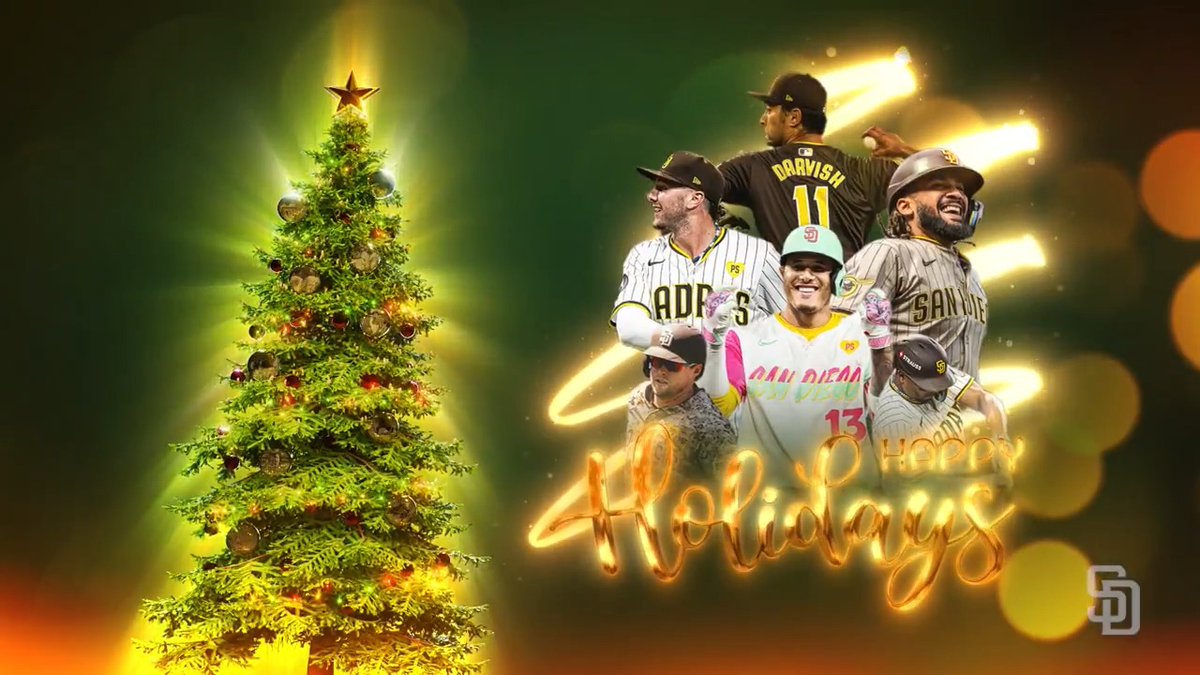 Happy holidays from our Padres family to yours!