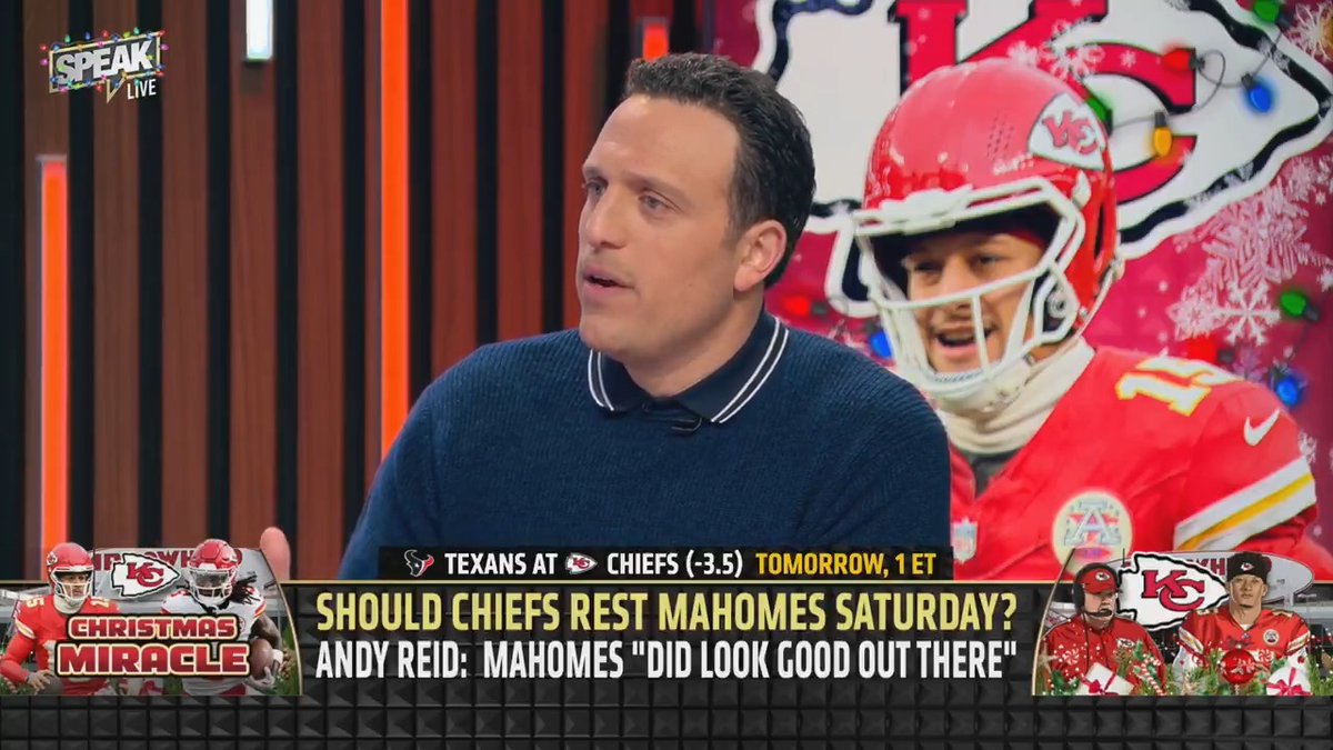 It’s not only the toughness factor with Patrick Mahomes, but his fast healing ability as well. The #Chiefs were always going to be cautious with 15, but he responded well to treatment and gradually improved throughout the week, via Speak: