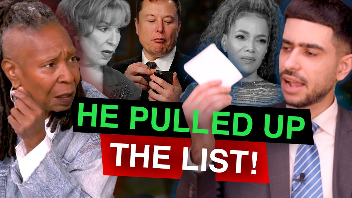 Guest embarrasses the entire panel with a list from the government spending bill after Whoopi slams Elon Musk for vocal criticism.