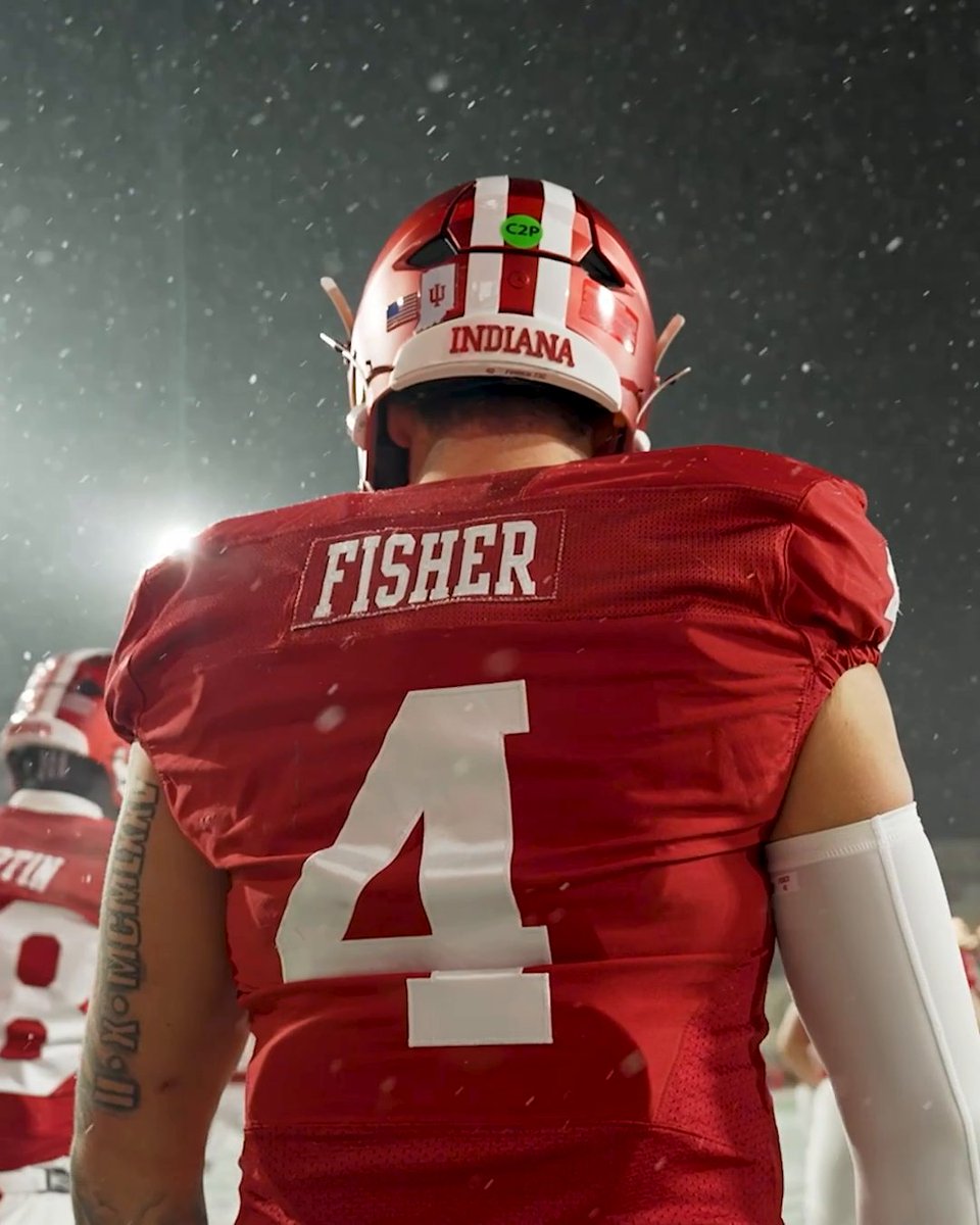 Indiana LB Aiden Fisher tragically lost a father and a stepfather within five years of each other. Today, he wears the number four for his sisters and his mom who have persevered with him through the adversity. (via Jen Lada)