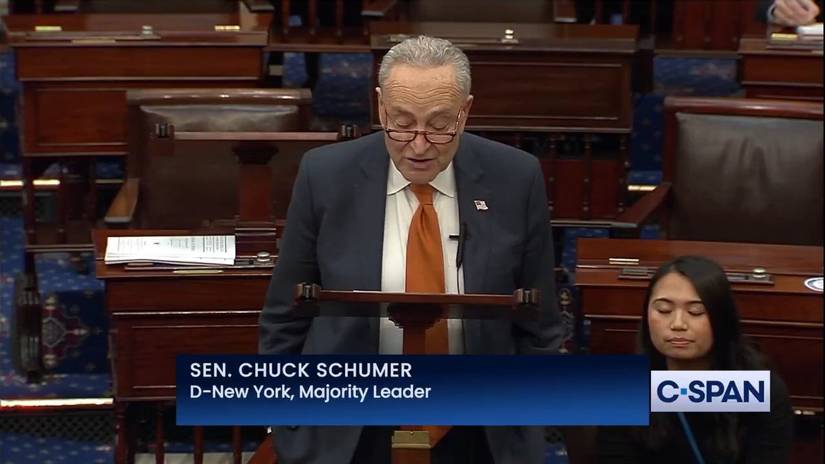 .Chuck Schumer: "The majority has now confirmed more judges under President Biden than any majority has confirmed in decades. This is historic. We have confirmed more judges than under the Trump administration."