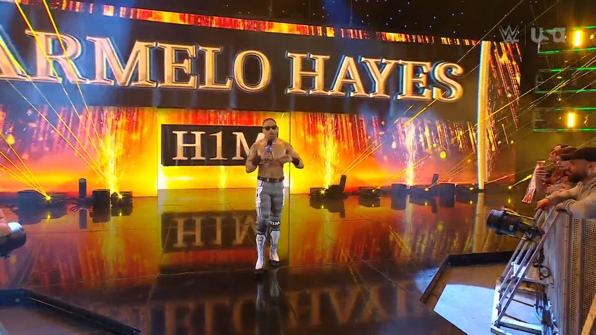 That was BOLD, Carmelo 😳 Carmelo Hayes and Braun Strowman are ready to run it back! Who ya got?! #SmackDown