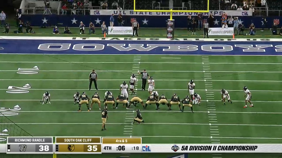 SOC'S FIELD GOAL IS NO GOOD! RANDLE WINS ITS FIRST-EVER #UILSTATE TITLE!! #HOUSTON #TXHSFB #DCTF