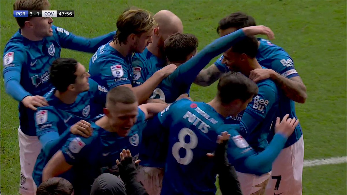 Callum Lang has his hat-trick as Pompey extend their lead! 🎩🪄