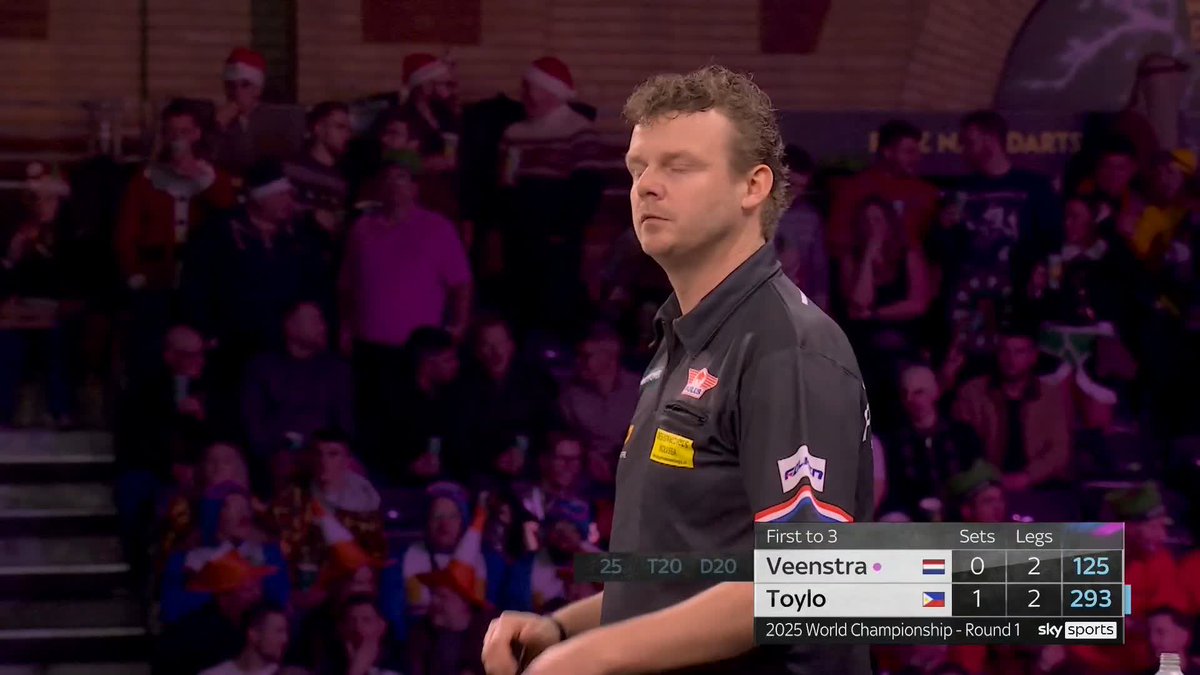 TOYLO DOUBLES HIS LEAD! Alexis Toylo is one set away from the Second Round and a clash with Krzysztof Ratajski 📺 #WCDarts