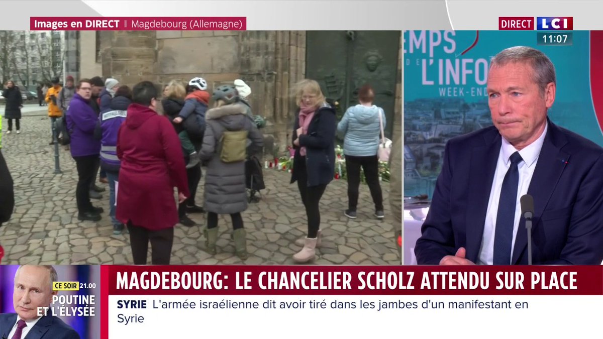 ➡️ Attentat en Allemagne au marché de Noël de Magdebourg Le profil du suspect est déconcertant, explique Jean-Michel Fauvergue, ancien chef du RAID. 📺 Le temps de l'Info avec Paola Puerari