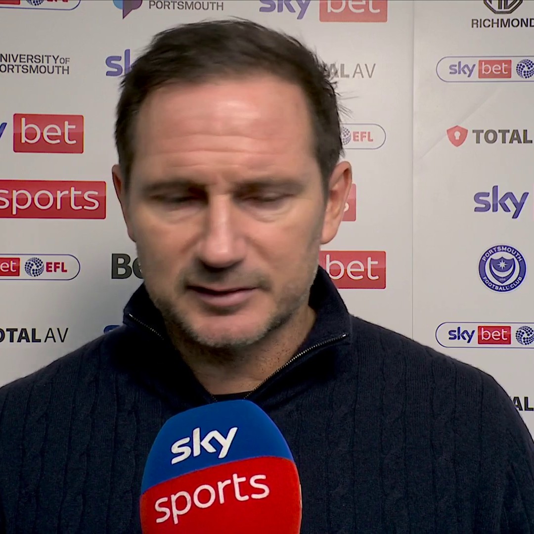 "It can't happen again, we can't accept that" Frank Lampard reacts to his Coventry side's 4-1 drumming by Portsmouth 💬