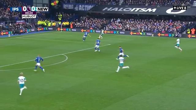 Alexander Isak ouvre le score après 27 SECONDES DE JEU alors que Newcastle n'avait même pas l'engagement 😱 #IPSNEW | #PremierLeague