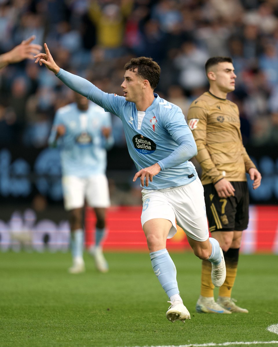 Dobrete en #AbancaBalaídos para estrearse co #RCCelta en LALIGA 🔥🐃 Enorme, Pablo! #LALIGAHighlights