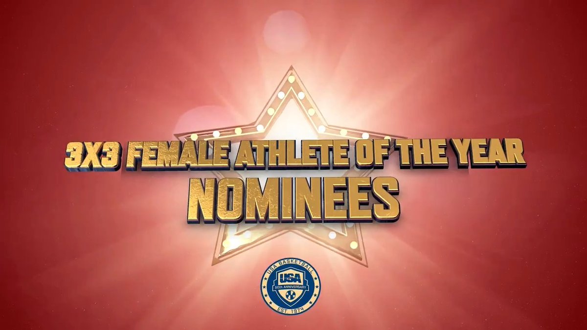 The 2024 USA Basketball 3x3 Female Athlete of the Year Award Nominees: 🇺🇸 cotie 🇺🇸 Sarah Strong 🇺🇸 Harmoni Turner 🇺🇸 HVL #USABAwards x USA Basketball 3x3