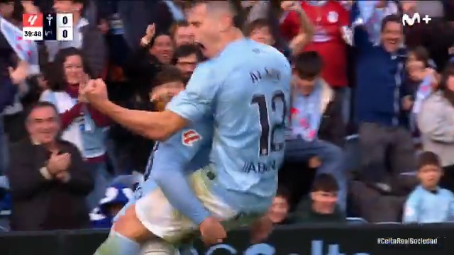 Para despedir el año con victoria. Para poner en pie a Balaídos. El doblete de Pablo Durán para darle tres puntos más al RC Celta. 💙⚽️ #LaCasaDelFútbol #LALIGAEASPORTS