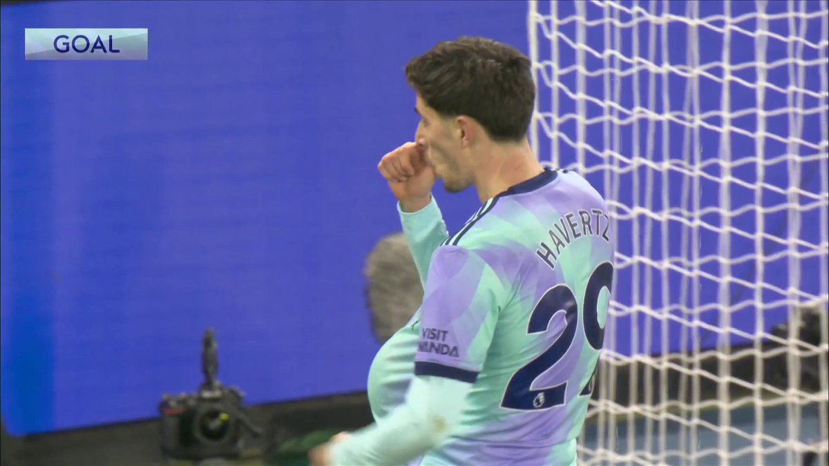 Gabriel Jesus denied a hat-trick by the post 👀 Kai Havertz picks up the rebound 🙌