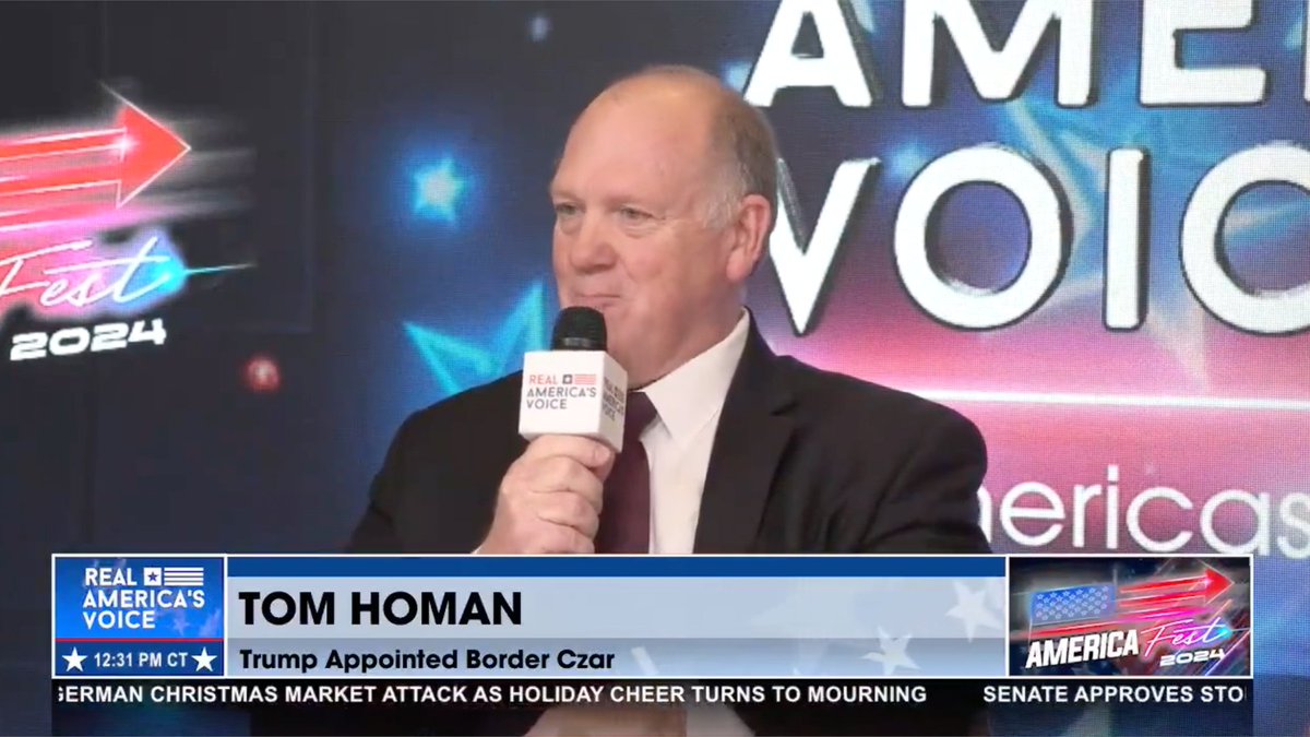 I’M NOT RUNNING A POPULARITY CONTEST; I’M DOING A JOB! I’M NOT SHUTTING UP I’M NOT GOING AWAY!” Thomas D. Homan takes his job of securing the border seriously! “We are going to save a lot of lives!” Ben Bergquam - Real America’s Voice (RAV-TV) News