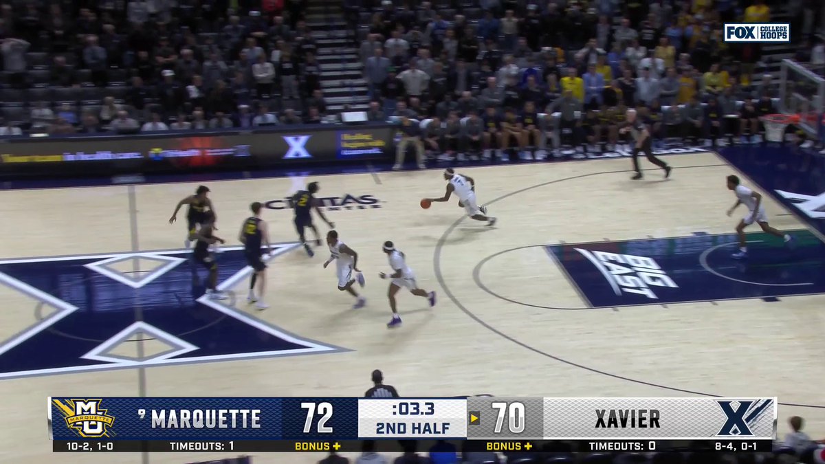 Ryan Conwell TRIPS and Marquette survives 👀 Should there have been a foul called? 🤔