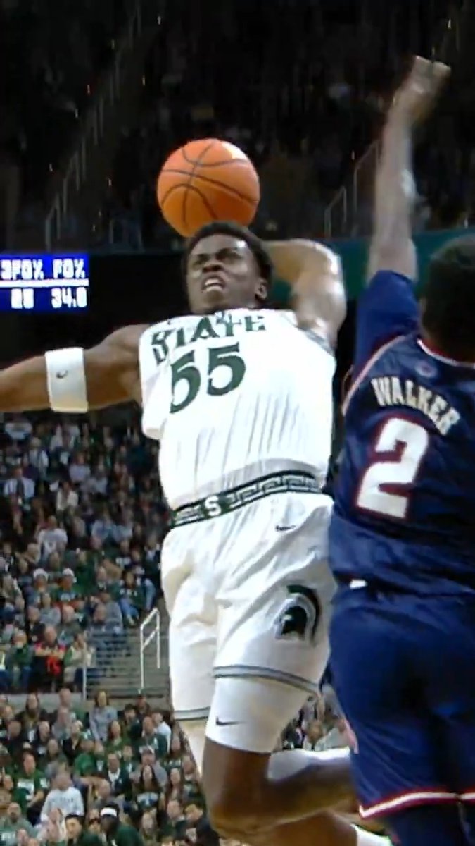 Dunk of the Year Candidate a la Coen Carr 😤 💥 @coencarr2 x Michigan State Men's Basketball