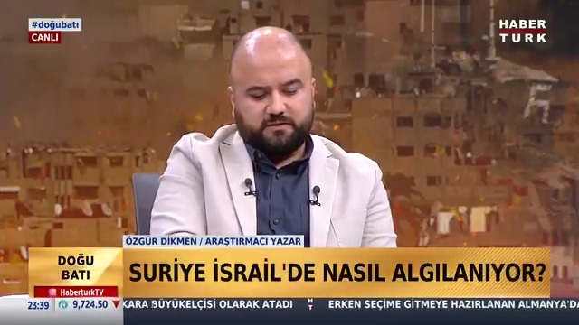 Suriye İsrail'de nasıl algılanıyor? İsrail Suriye'de kalıcı mı? Araştırmacı ve Yazar Özgür Dikmen #DoğuBatı'da Nevzat Çiçek'e anlattı.