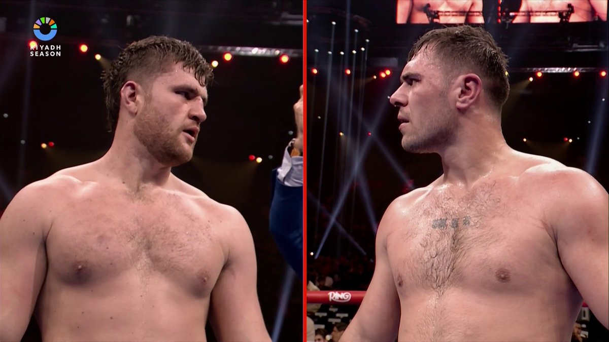 Johnny Fisher BEATS Dave Allen 💥 The crowd boo after that announcement and Allen looks SHOCKED 😳 #UsykFury2 x #RiyadhSeason | Tonight | Live on Sky Sports Box Office