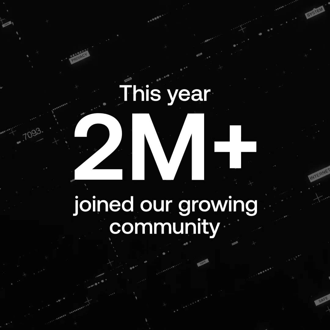 Better Together 👊 As 2024 wraps up, we want to give a shout-out to our growing community. Thanks for building with us and here's to an even brighter onchain future ✨