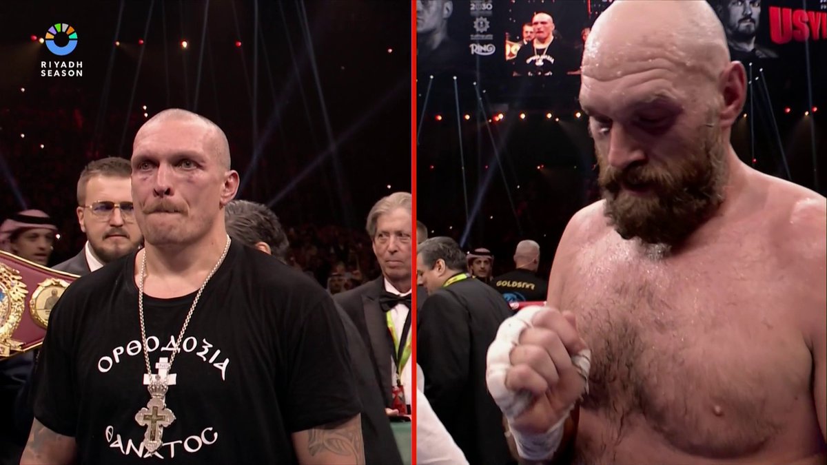 Oleksandr Usyk 2-0 Tyson Fury 💥 The winning moment for Usyk 😤 #UsykFury2 x #RiyadhSeason | Live on Sky Sports Box Office