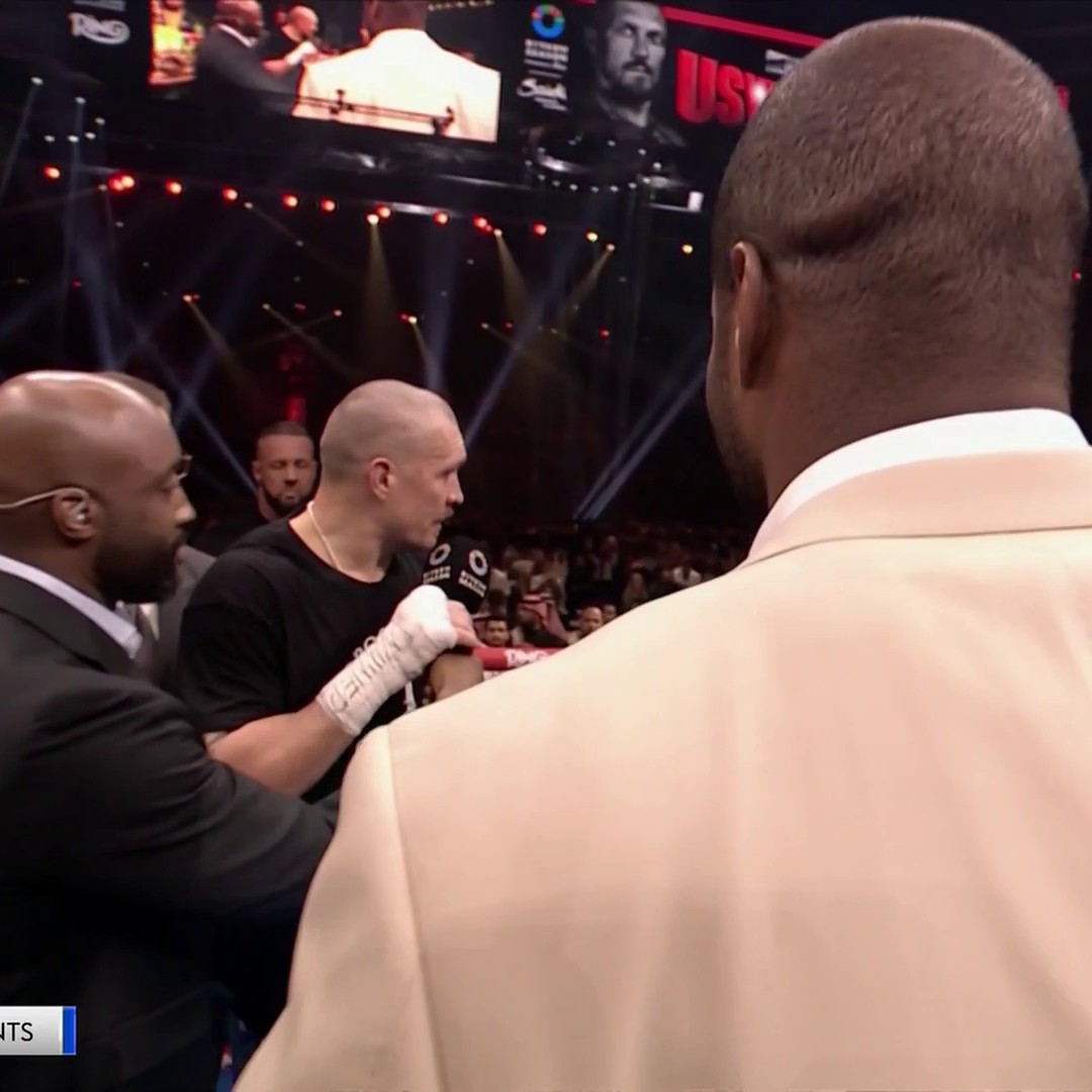 Daniel Dubois INTERRUPTS Usyk's interview 😳 #UsykFury2 x #RiyadhSeason | Live on Sky Sports Box Office